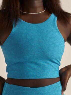 Outdoor Voices Venus Crop Top - Blizzard S